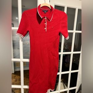 Red Tommy Hilfiger dress size XS